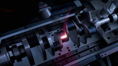 Detection of anomalies in laser hardening process of crankshafts